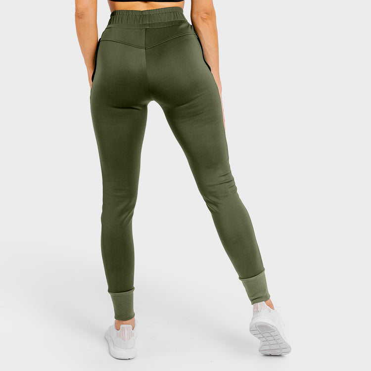 SHE-WOLF DO-KNOT-JOGGERS - OLIVE